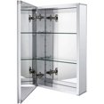 Inset Bookshelves 15 x 24 Medicine Cabinet, Two Adjustable Shelves, Recessed or Surface ...