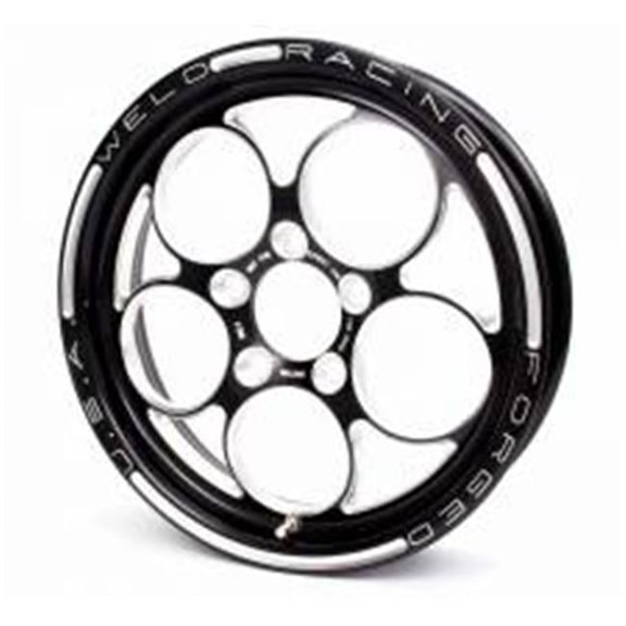 15 x 3.5 in. 1.75 in. Backspace 5 x 4.75 in. Bolt Pattern Magnum 2.0 Wheel, Black Anodize