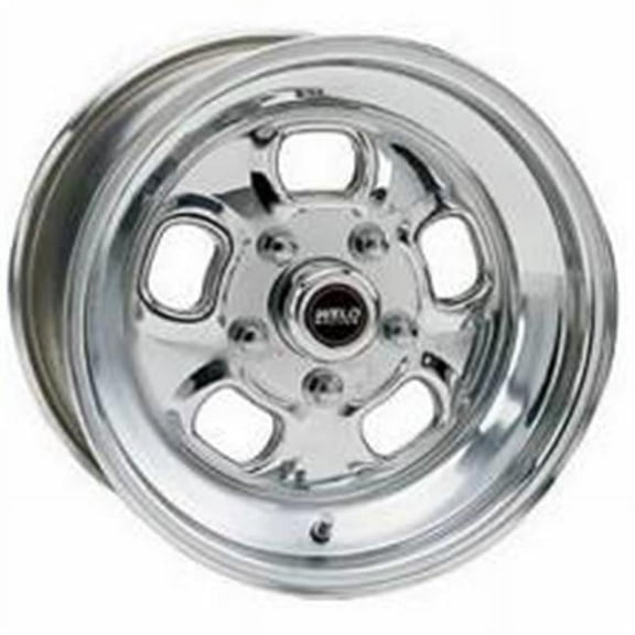15 x 4 in. 5 x 4.5-4.75 in. Bolt Circle 2-1 4 in. Back Spacing Rodlite Polished Wheel