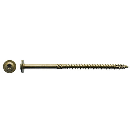 15 x 6" Bronze T-30 Lag Screw 25/Bucket