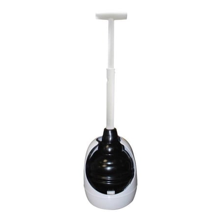 15 x 6 in. Dia. Beehive Toilet Plunger with Holder