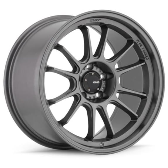 15 x 7.5 in. Hypergram 4 x 100 mm ET35 Wheel, Matte Grey