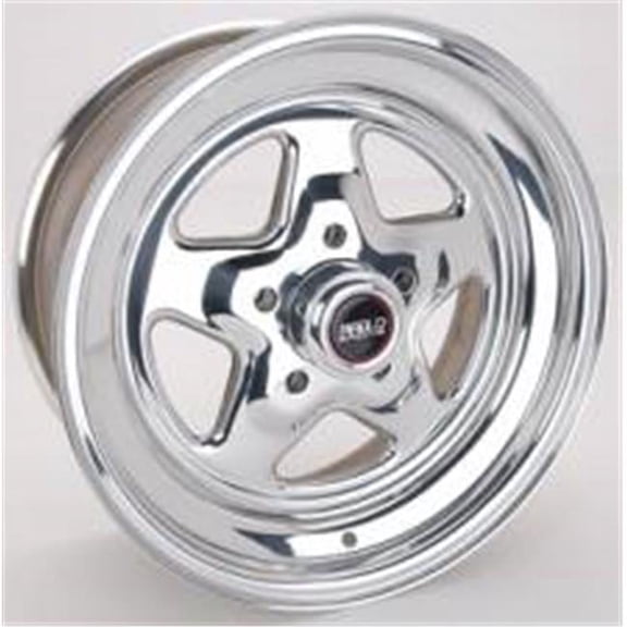 15 x 7 in. 5 x 4.5 in. Bolt Circle 4.5 in. Back Spacing 13 lbs Pro Star Polished Wheel