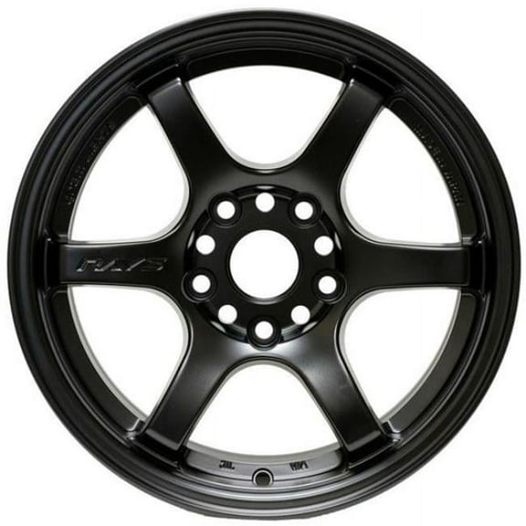 15 x 8 in. 57DR Plus 28 mm Offset 4 x 100 mm Bolt Pattern Wheel, Semi Gloss Black