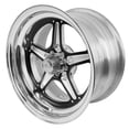 thumbnail image 1 of 15 x 8 in. Wheel Size 4.5 in. Backspace Street Lite Wheel, Black, 1 of 1