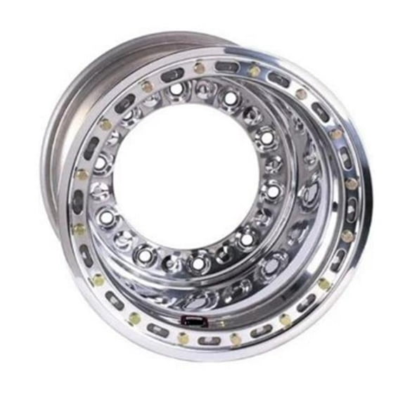 15 x 9 in. 4 in. Back Spacing Direct Mount All Wheel, Black