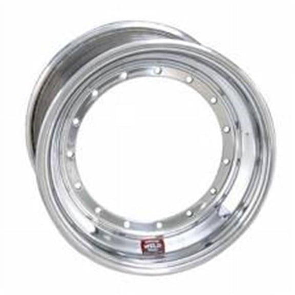 15 x 9 in. 5.00 in. Backspace 5 x 9.75 in. Bolt Pattern Aluminum Direct Mount Wheel, Polished