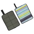 thumbnail image 2 of 15"x11" Outdoor Sitting Mat 2 Pack Waterproof Oxford Cloth Seat Cushion Dark Green 2 of 13