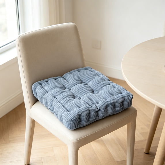 15"x15" Square Comfortable Seat Cushions Home Pillow Indoor Corduroy Chair Pads Office Soft Cushion