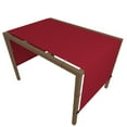 thumbnail image 1 of 15'x39' Waterproof Sun Shade Sail Cover Tarp Shade Privacy Screen Panel Pergola Replacement Cover with Rods Grommets Red, 1 of 5