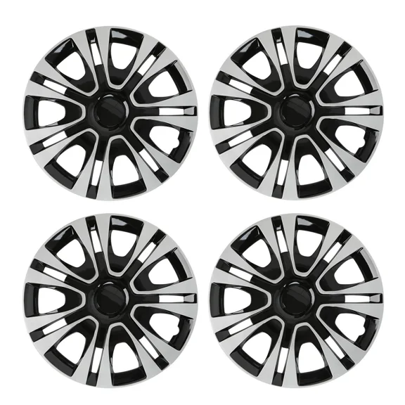 15"x4 Snap On Hubcaps Wheel Covers Full Hub Caps Durable Fit R15 Tire & Steel Rim
