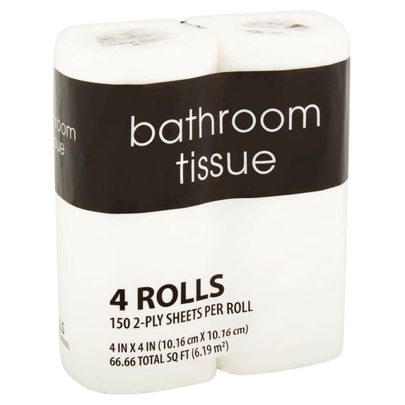 Paper Heets DollarItemDirect, Toilet Paper, 150 2-Ply Sheets, 4 Rolls, Double ...