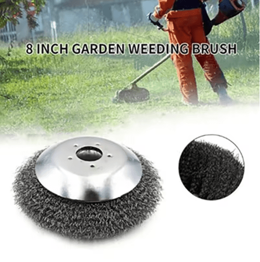 150/200mm Grass Trimmer Head Thin Steel Wire Brush Cutter Dust Removal Weeding Plate for Lawn mower 6"/8" Bowl Wheel Garden Part