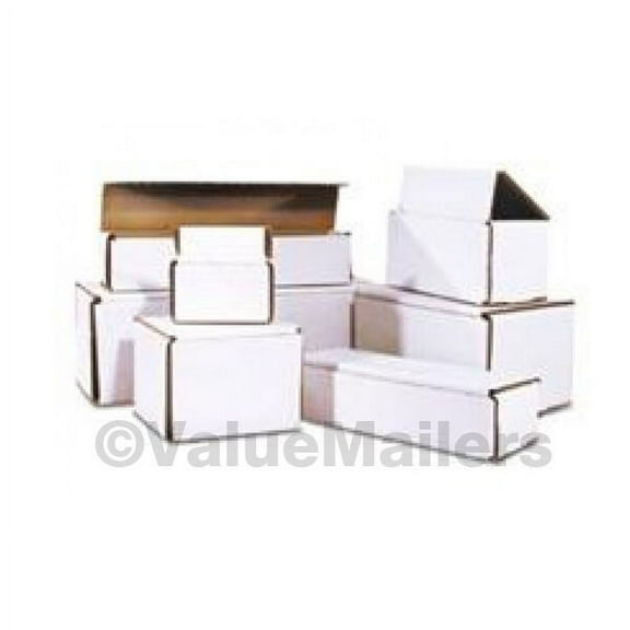 150 - 6 x 4 x 3 White Corrugated Shipping Mailer Packing Box Boxes 6 x 4 x 3