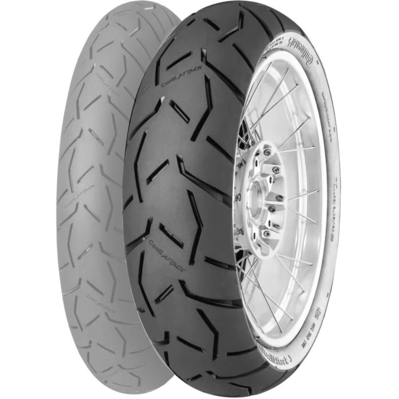 Continental - 02446630000 - Conti Trail Attack 3 Dual Sport Rear Tire, 150/70R18