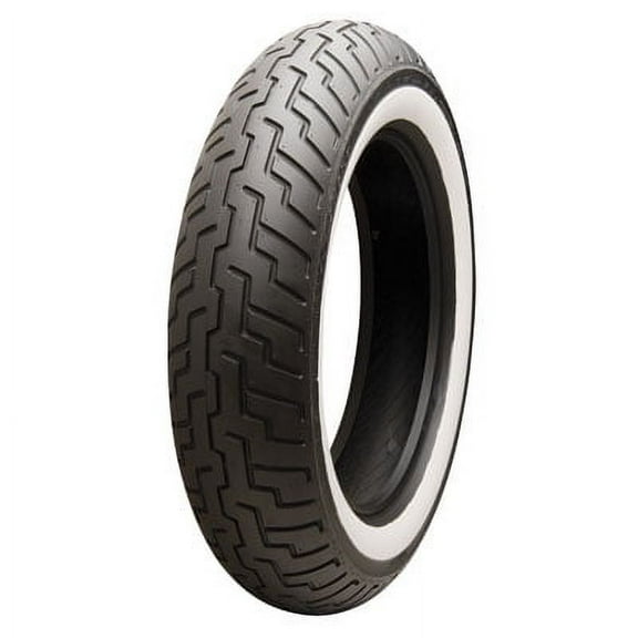 150/80-16 (71H) Dunlop D404 Front Motorcycle Tire Wide White Wall for Kawasaki Vulcan Nomad VN1500G 1999-2001