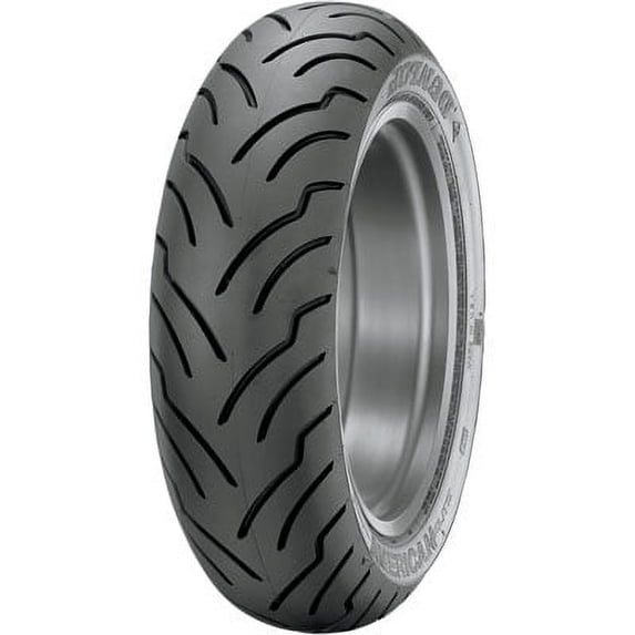 150/80B-16 (77H) Dunlop American Elite Rear Motorcycle Tire Black Wall for Yamaha Road Star Silverado XV1600AT 1999-2003