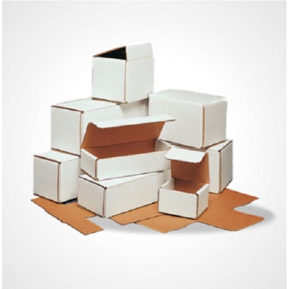 150 8x4x2 White Cardboard Paper Boxes Mailing Packing Shipping Box Carton