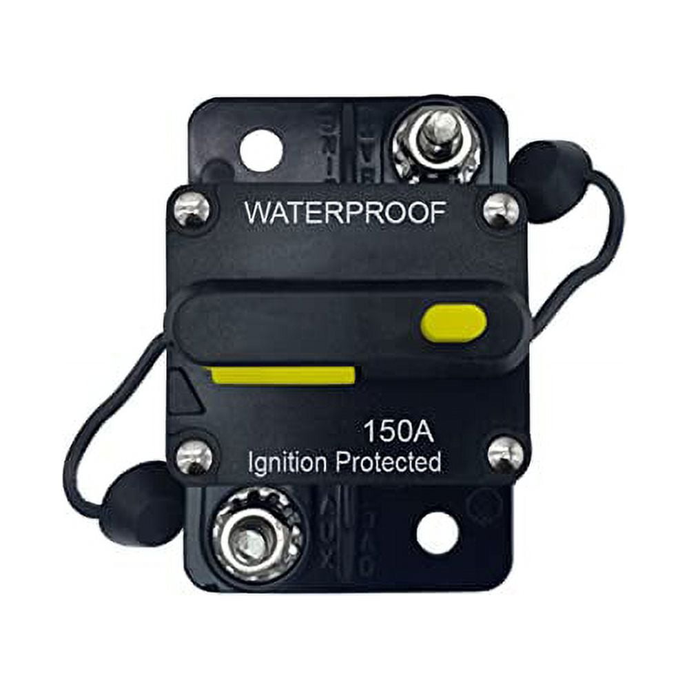 ZOOKOTO 150 Amp Circuit Breaker - Manual Reset Fuse Holder For Car Audio, Marine, Inverter & Stereo Systems - View #9