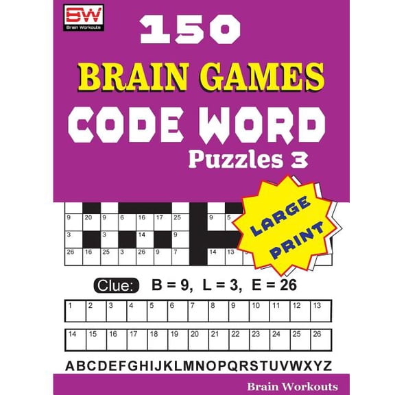 150 Brain Games - Code Word Puzzles