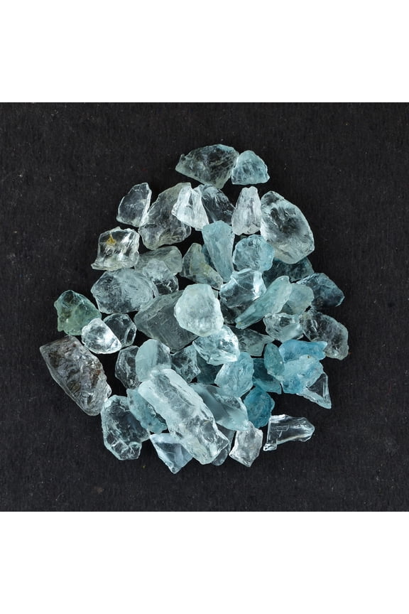 150 Carats Natural Raw Aquamarine Rough Rock Crystal Gemstone, Chakra Healing Energy Birthstone Crystal for Jewelry Making Supplies, Gift for her, DIY Crafts, Wholesale Bulk "Good Luck" Stone pack