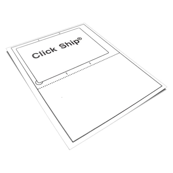 150 Click Ship Labels with Tear-off Receipt. Print Postage Online. Peel postage and apply to packages.