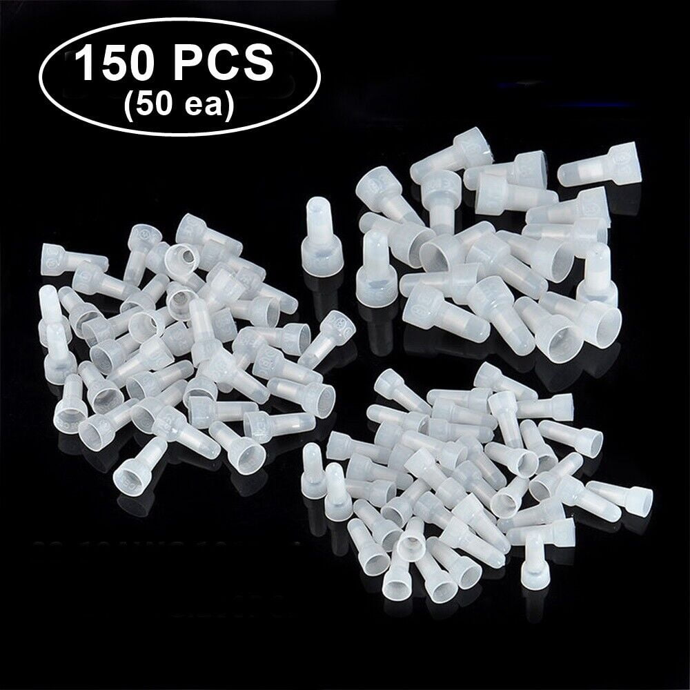 150 Closed End Crimp Cap (50 ea) 22-16 16-14 12-10 AWG Wire Connector Terminal