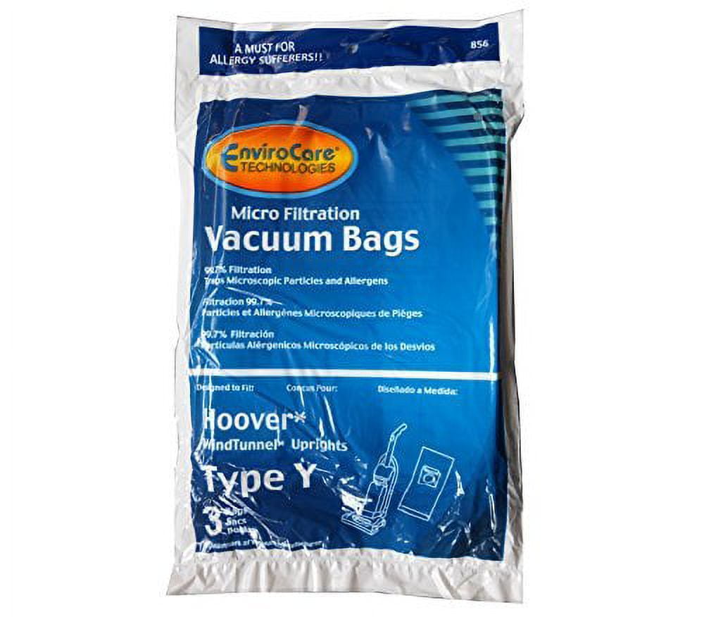 150 Compatible with Hoover Allergy Vacuum Type Y Bags, WindTunnel Upright Vacuum Cleaners, 43655