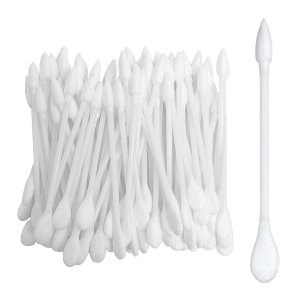 150 Cotton Swab Double Head Swabs Pointed Q Tip Makeup Cosmetic Nail Applicator