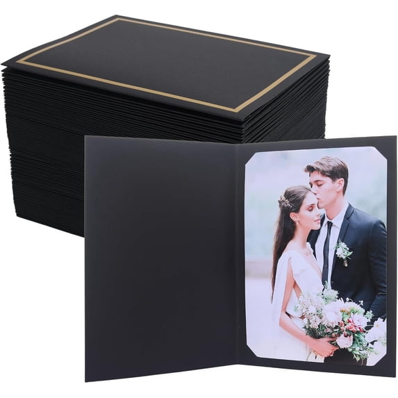 150 Count Photo Folders for 4x6 or 5x7 Pictures,Paper Picture Frames ...
