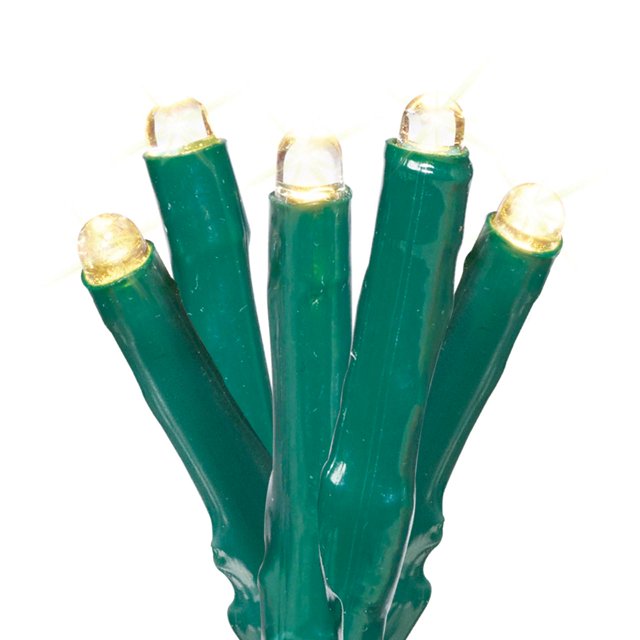 150Count Solar Powered 8Function Warm White LED Micro Christmas