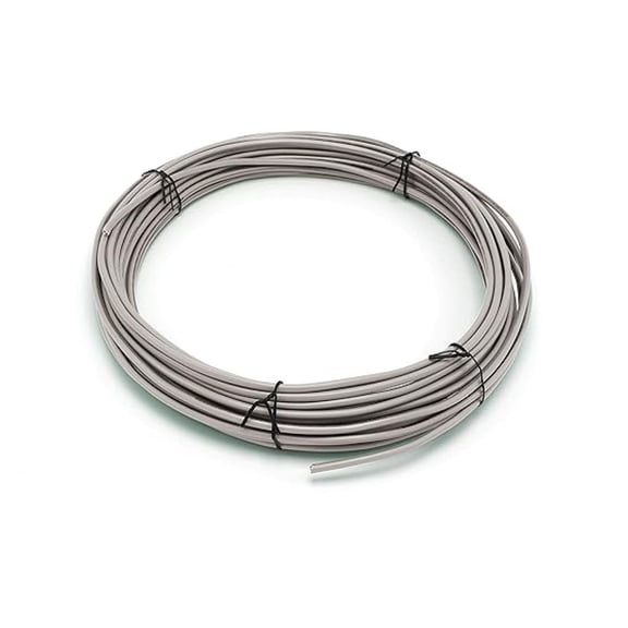 150 Feet (45 Meter) - Insulated Solid Copper THHN/THWN Wire - 10 AWG, Residential, , Industrial, Grounding, Electrical Rated for 600 Volts - in Grey