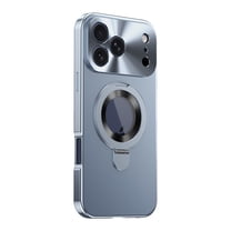 150° Foldable Stand & Built-in Privacy Screen Magnetic Case for iPhone 17, [Compatible with MagSafe] Shockproof Full Body Anti-Spy Anti-Peep Phone Cover for iPhone 17 - Blue