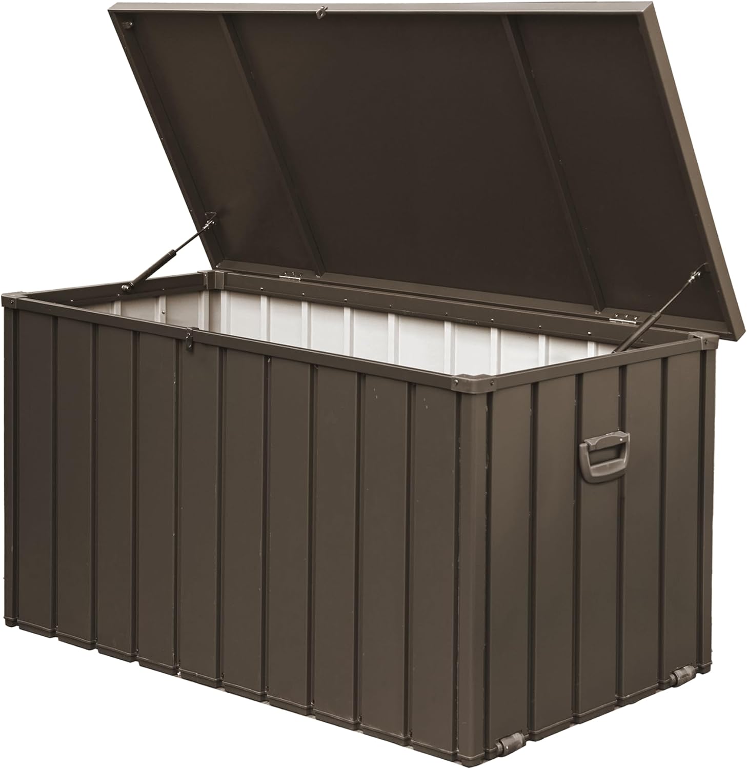 150 Gallon Deck Box on Wheels, Patio Large Storage Outdoor