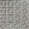 thumbnail image 1 of 150 - Gothic Reims 2 ft. x 2 ft. PVC Glue-up Ceiling Tile in Silver (100 Sq. ft. / Pack) - 25 Pieces, 1 of 8