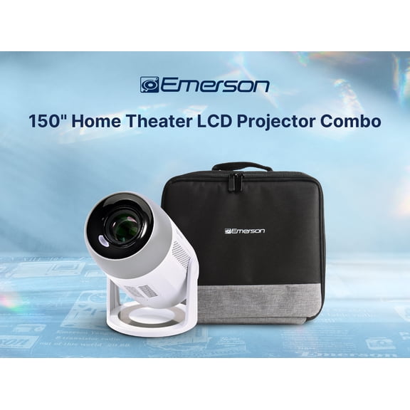 Emerson EVP-3004C 150-Inch Home Theater LCD Projector Combo