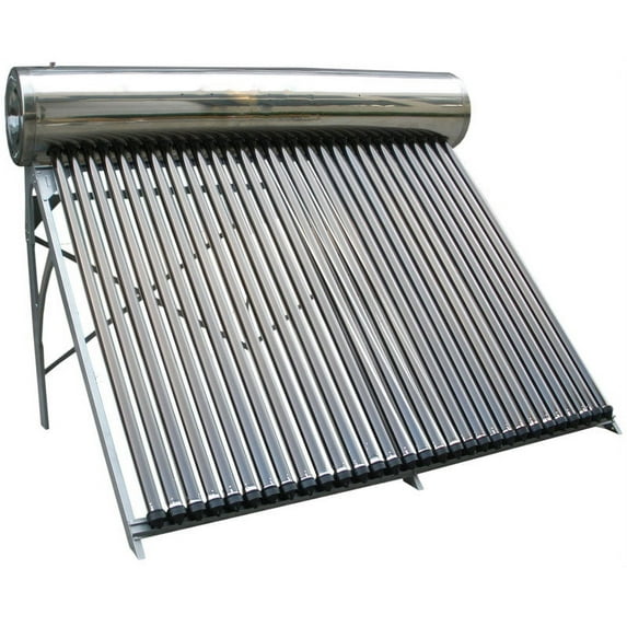 150 Liter SUS304 Passive Duda Solar Water Heater Attached Pressurized Tank Evacuated Tubes Hot