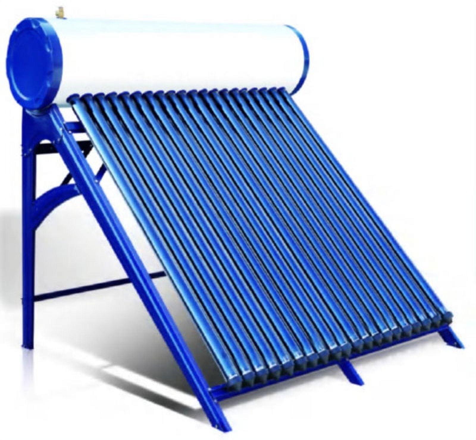 150 Liter Standard Passive Duda Solar Water Heater Attached Pressurized Tank Evacuated Tubes Hot