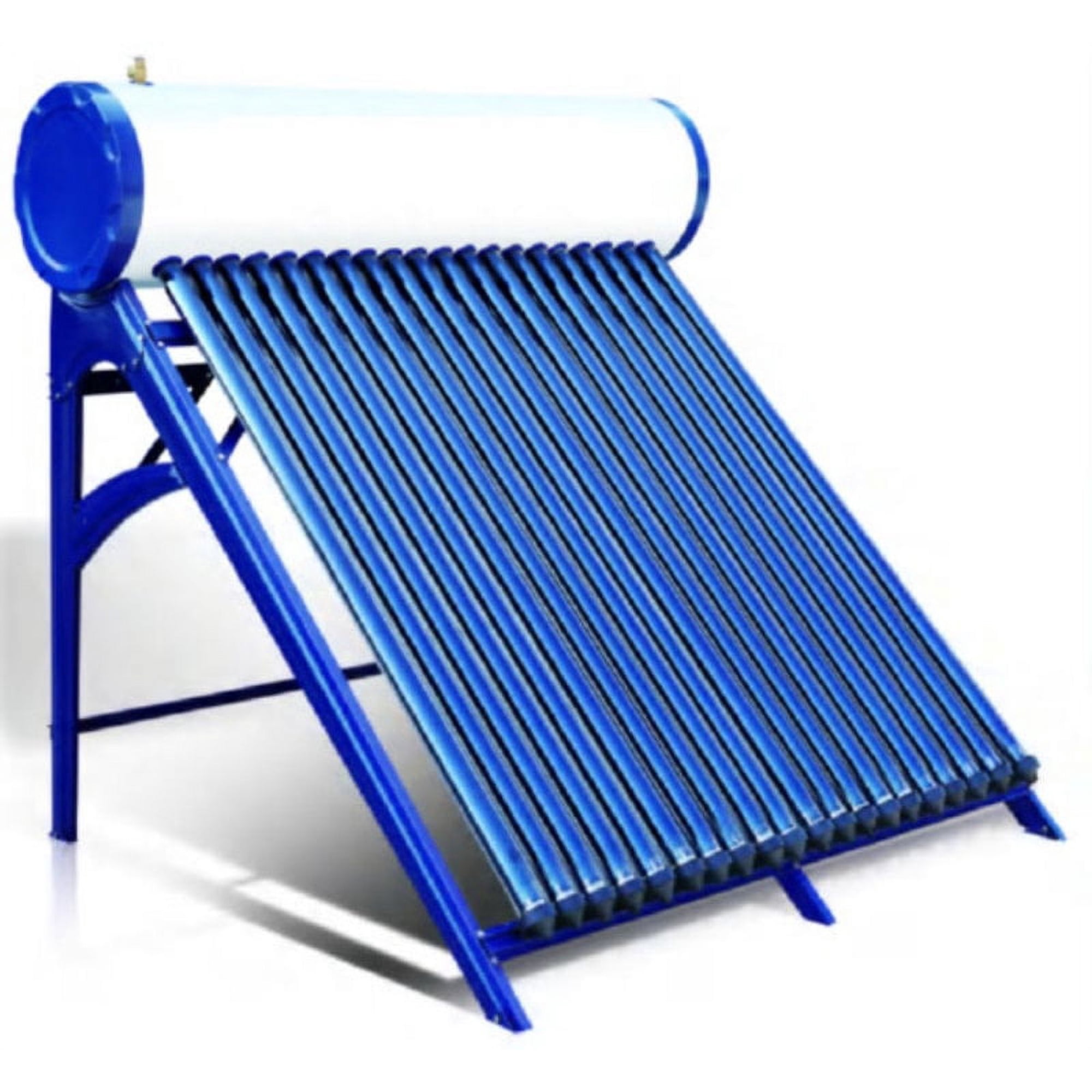 150 Liter Standard Passive Duda Solar Water Heater Attached Pressurized  Tank Evacuated Tubes Hot - Walmart.com