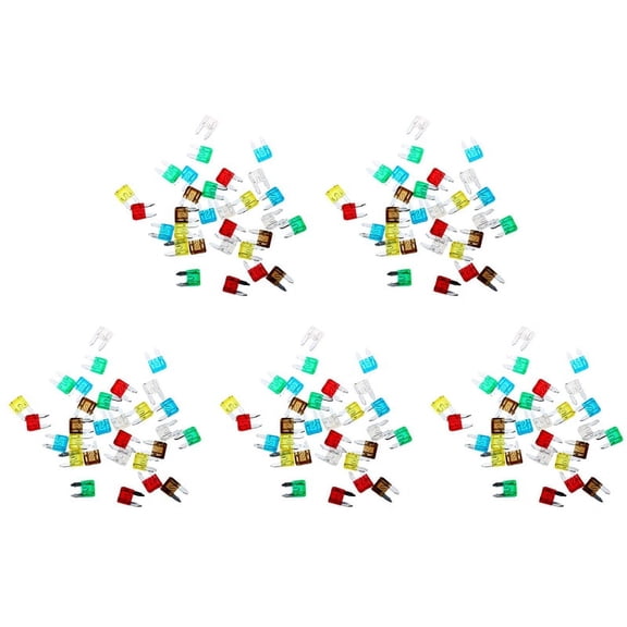 150 Mini Fuse Plug Set for Car Moto Automovil,multicolor