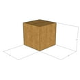 thumbnail image 1 of 4x4x4 Kraft Brown Corrugated Shipping Boxes, 32 ECT Single-Wall, Qty 150, 1 of 3