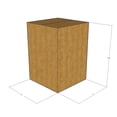 thumbnail image 1 of 7x7x10 Kraft Brown Corrugated Shipping Boxes, 32 ECT Single-Wall, Qty 150, 1 of 3