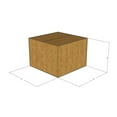 thumbnail image 1 of 7x7x5 Kraft Brown Corrugated Shipping Boxes, 32 ECT Single-Wall, Qty 150, 1 of 3