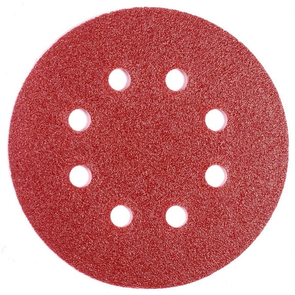 150 PACK 120 Grit 5 inch Sanding Discs Hook Loop 8-Hole Orbital Sander Paper Pad