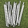 (150PACK) Premium 6Inch Turf Nails, Landscape Stakes, Spiral Metal