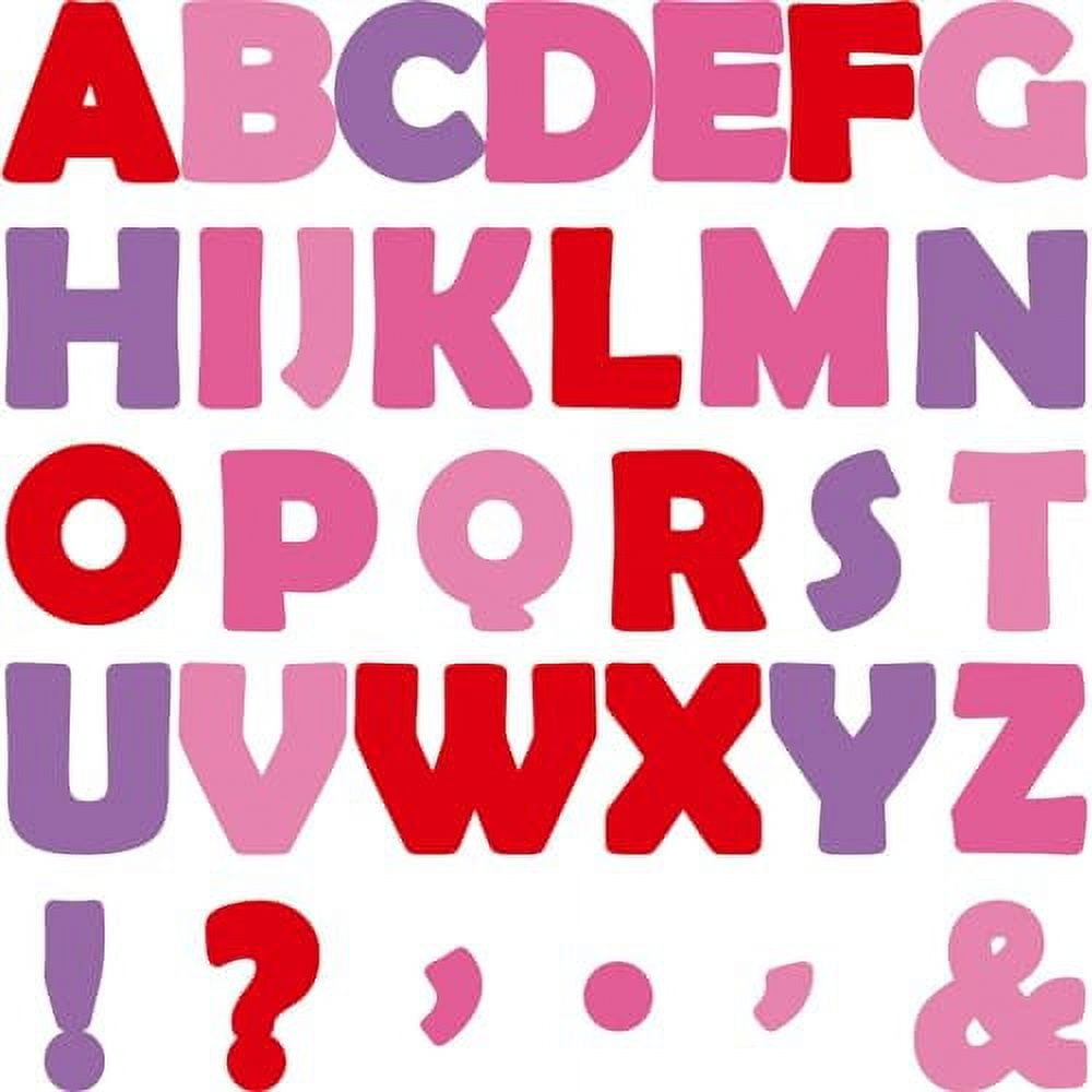 150 PCS Large 7" Font Bulletin Board Letters and Punctuation Cutouts