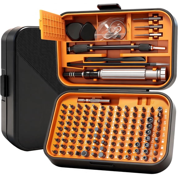 150 PCS Precision Screwdriver Set, in 1 Electronics Magnetic Set with bits Repair Tool Kit for Computer, PC, Laptop, Phone, Mac, Tablet, Home DIY, Game Consoles, Glasses, Watch