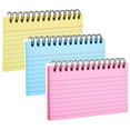 thumbnail image 1 of 150 PCS Spiral Bound Index Cards 3x5 Inches Spiral Bound Index Cards Colored Ruled Index Cards with Ring Colorful Notecards Flashcards for Studying Nursing  Office Taking to Do List, 1 of 7