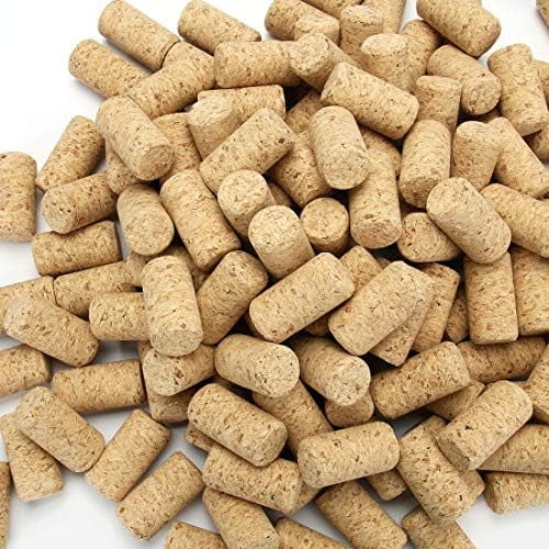 150 Pack Blank Wine Corks Straight Corks Wine Stoppers for Ornament Making, Arts and Crafts Projects- 15/16" x 1.75"$$Home Decor, Kitchen, & Other