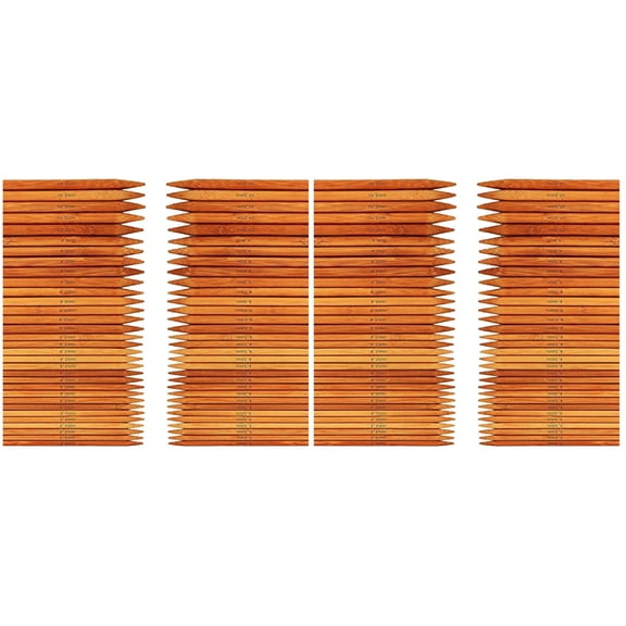 FONDOTIN Handmade Sweater Knitting Needle Kit 150 Pieces Chocolate Craft Supplies